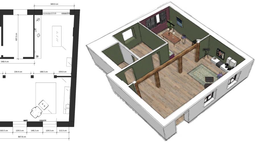 Interior Design mit SketchUp